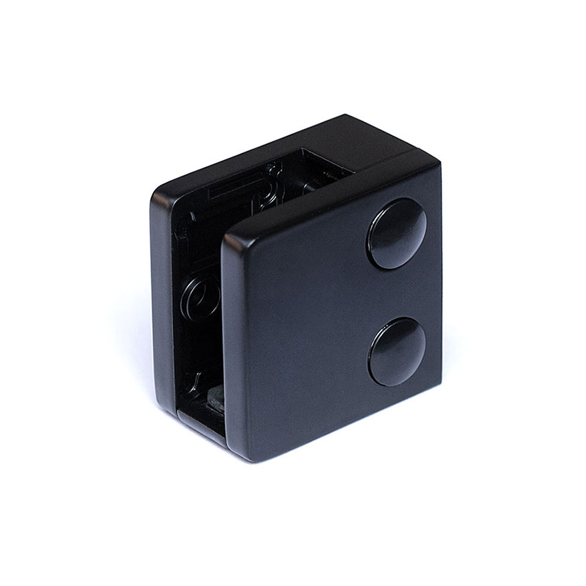 Sorte glasklemmer til glasværn