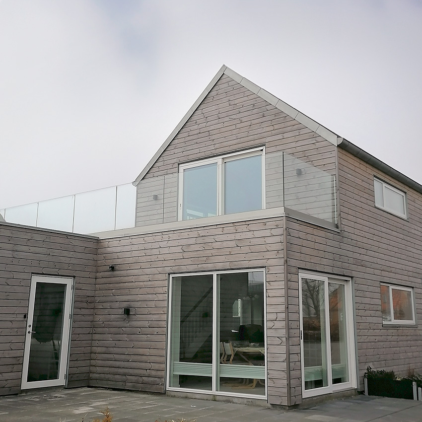 Glasværn til parcelhuset Glasværn til parcelhuset