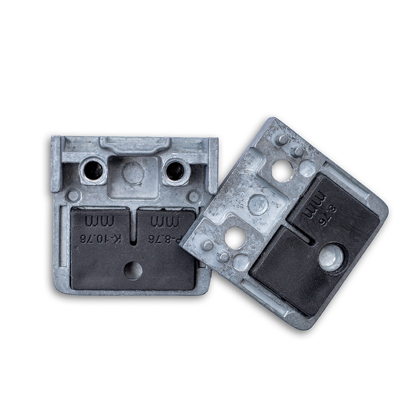 Gummi til glasklemmer Zink glasklemmer til glasværn