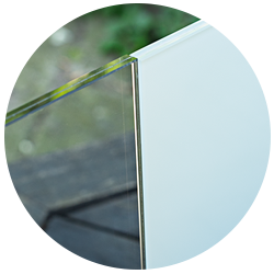 Trin-glasvalg Zink glasklemmer til glasværn